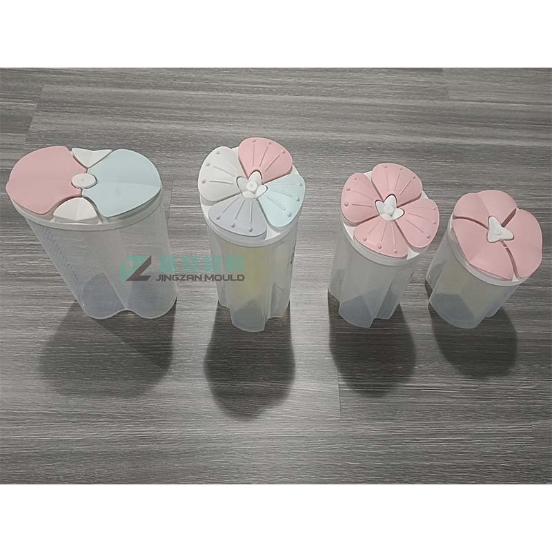 Пластиковая форма для ящика для зерна с лепестковой крышкой для инъекций