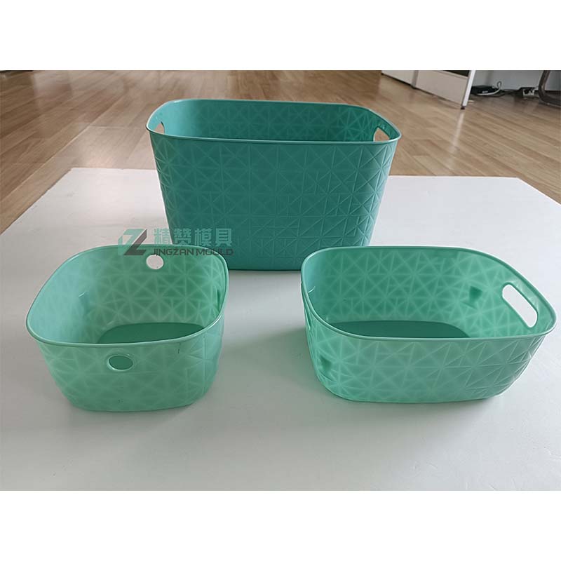 Пластиковая инъекция с красивым узором в форме ящика для хранения