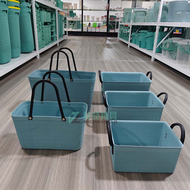 Пластиковая инъекционная мягкая форма для корзин для рук