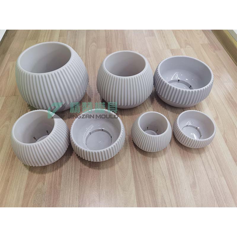 Пластиковая инъекционная короткая форма для цветочного горшка